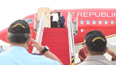 Tiba di Bandara Internasional Minangkabau, Presiden Jokowi Langsung ke Agam