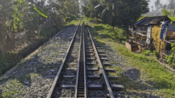 Salah satu ruas rel kereta api di Sumbar. (prokabar)