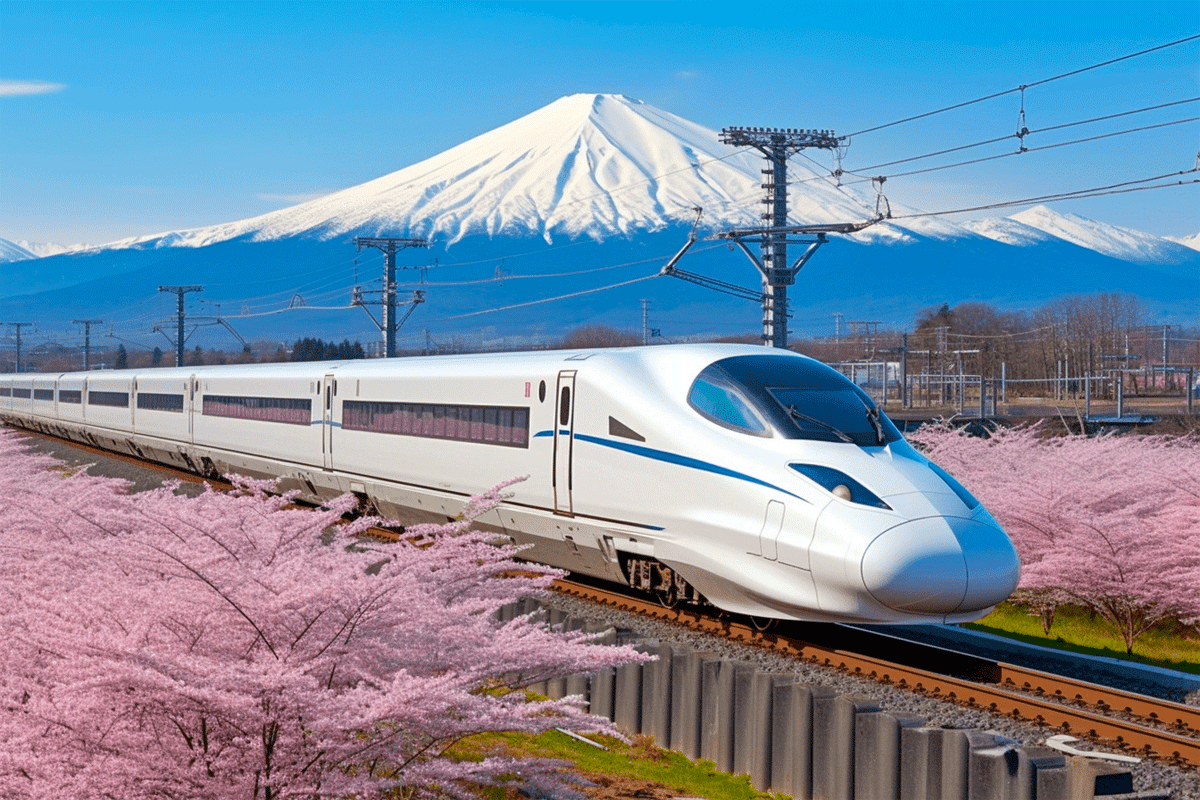 Shinkansen, kereta cepat yang beroperasi di Jepang