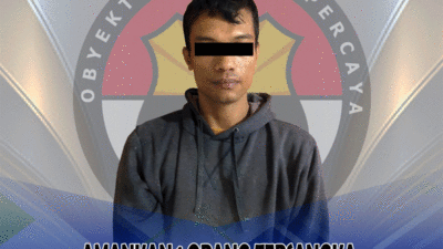 Tersangka pencurian yang diamankan polisi