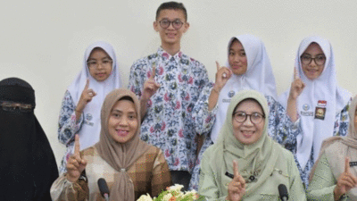 Para pelajar yang berangkat ke Jerman