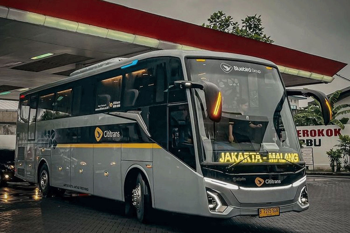 Salah satu armada bus Cititrans. (Instagram @fainfo_bus)