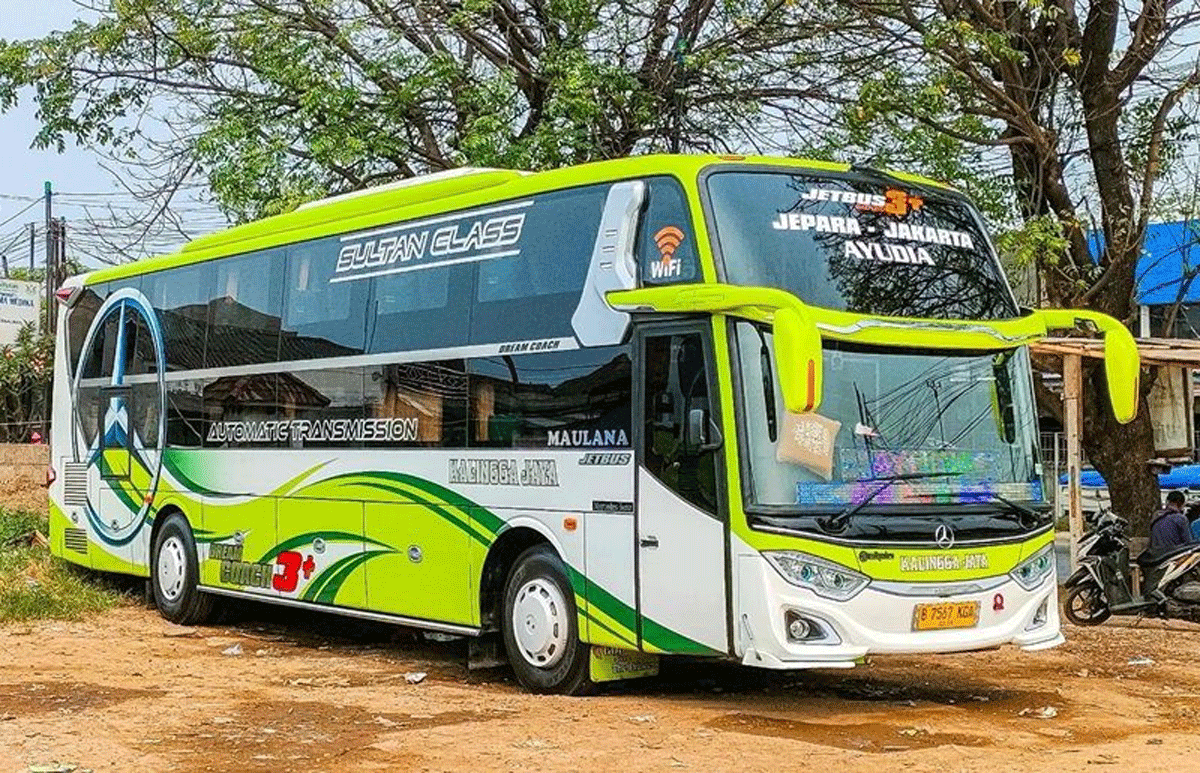 Salah satu armada Bus Kalingga Jaya