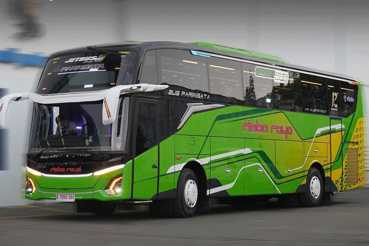 Bus baru PO Rimba Raya. (Instagram @adiputro_official)