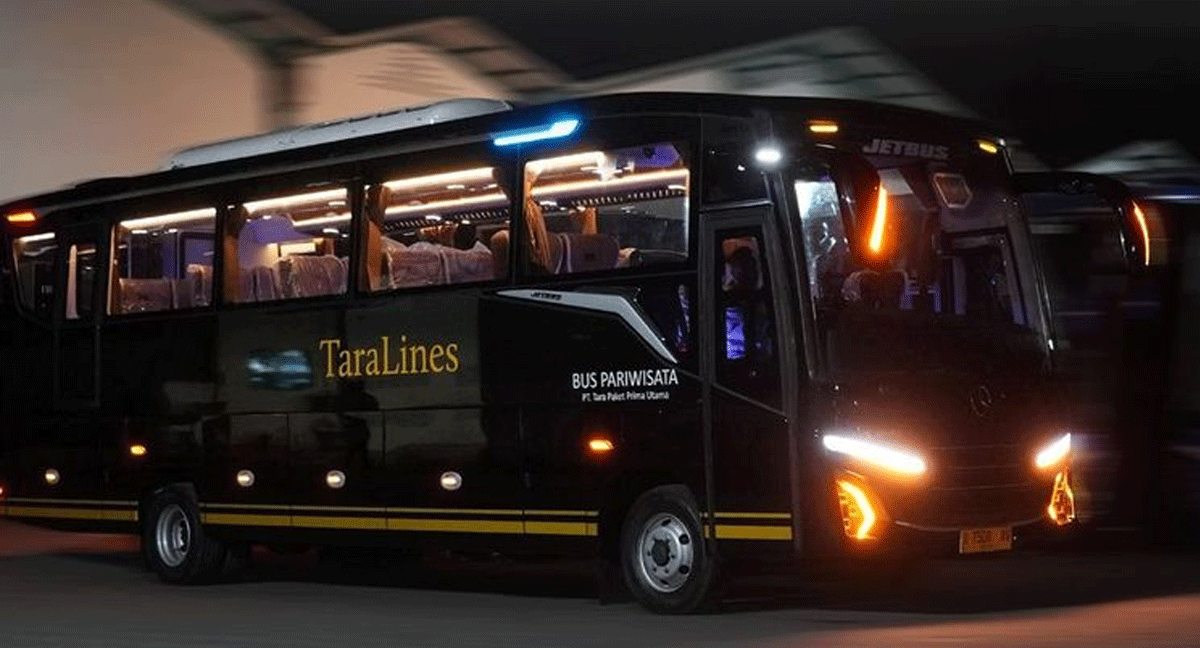 Bus baru Taralines. (instagram Adiputro)