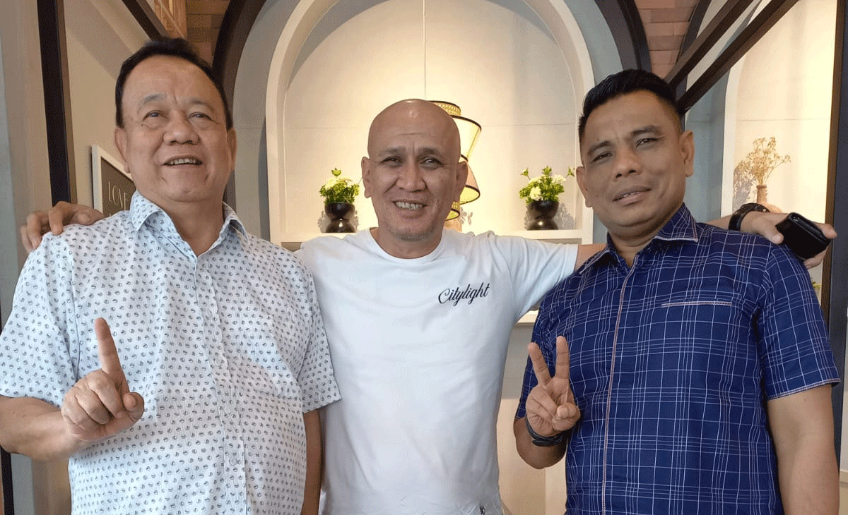 Dody Delvi silaturahim dengan bacawabup Chairil Chan