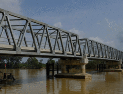 Akhirnya Ada Juga Jembatan di Rantau Kasih, Puluhan Tahun Warga Gunakan Rakit untuk Menyeberang