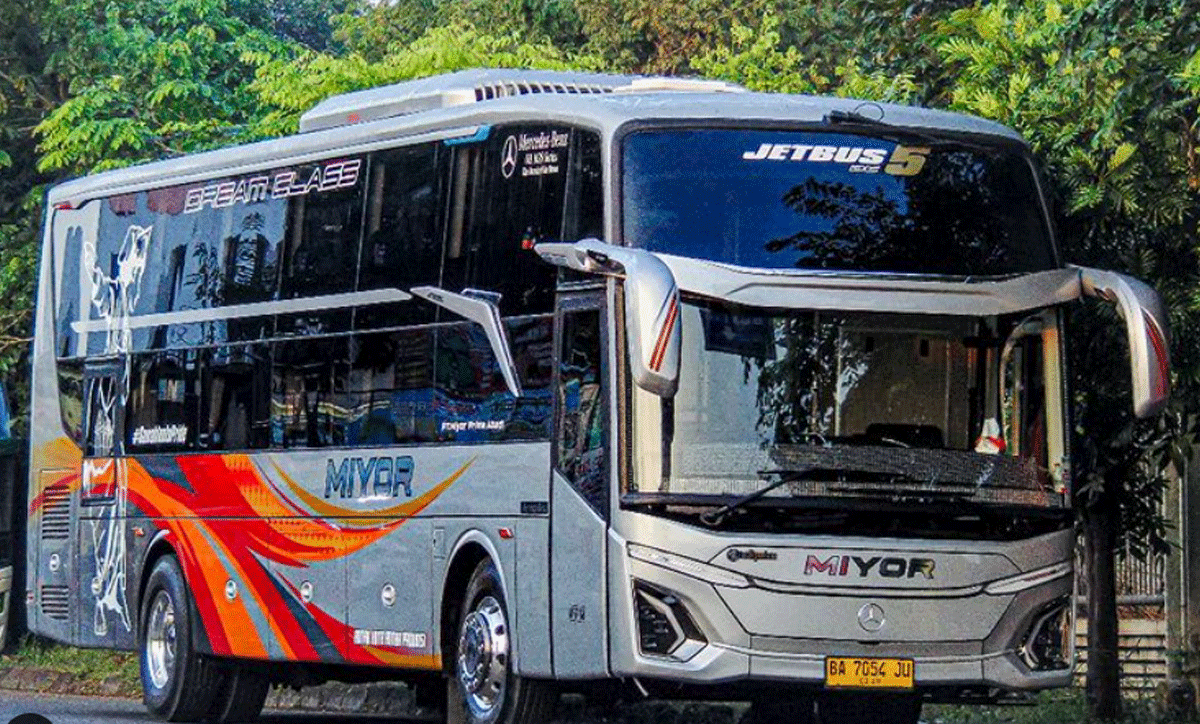 Bus Miyor dengan bodi Jetbus 5. (Instagram muhammadrafi.1406)