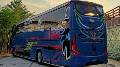 Titanium Bus, bus baru Karoseri K3 asal Semarang, Jawa Tengah. (KAROSERI K3)