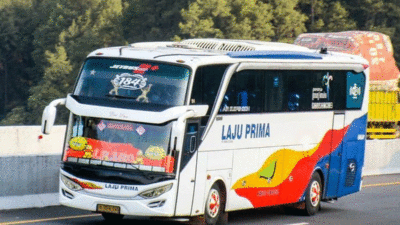 Salah satu armada Laju Prima. (Instagram @official_lajuprima184)