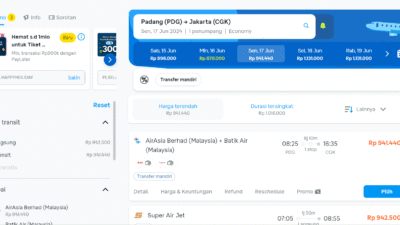 Tiket Pesawat ke Padang Landai-landai Saja, Bus Berikan Promo Menarik, Gak Rugi Kalau Gak Liburan?