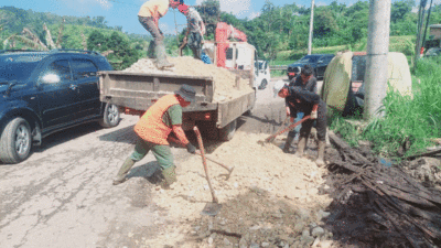 Gubernur Sumbar Memang Jagoan, Sempat Dikeluhkan Pengguna Jalan, Ruas Padang Luar-Simpang Malalak Diperbaiki
