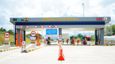 Gerbang tol di Bengkulu. (hutama karya)
