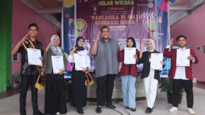 Foto bersama usai talkshow memperingati Hari Lahir Pancasila di Undhari