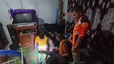 Warga yang dilaporkan hilang ditemukan selamat oleh tim gabungan.