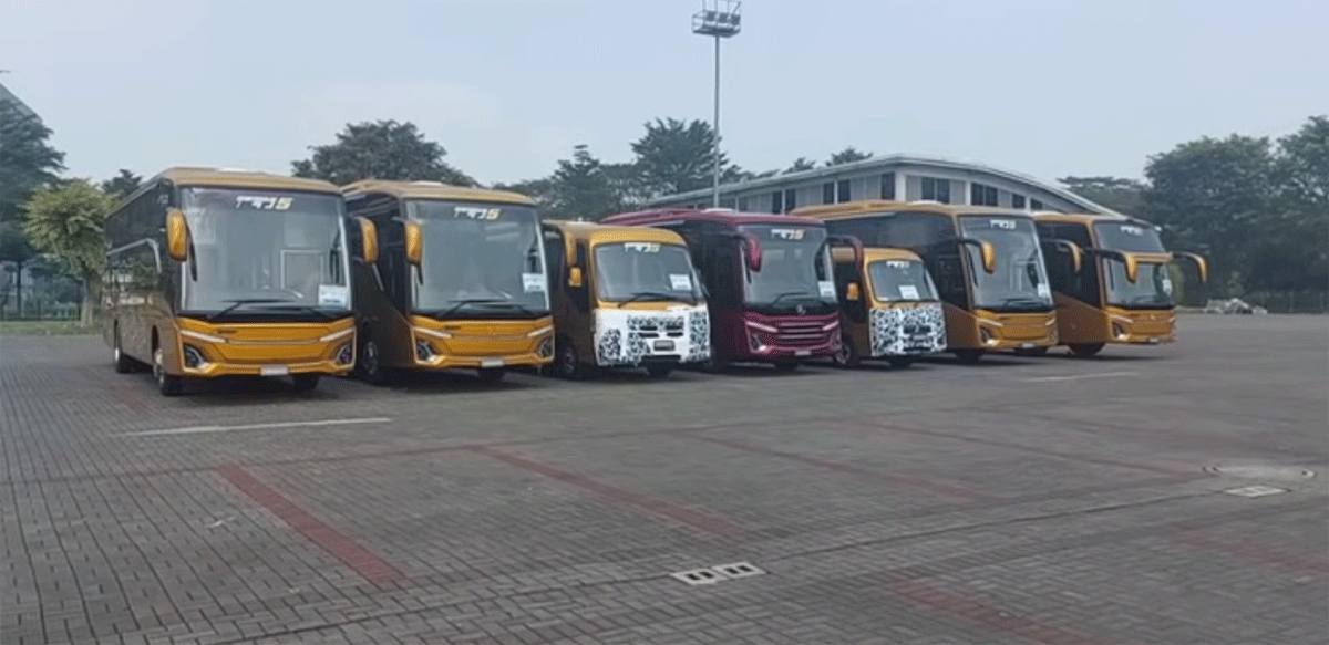 Bus baru Adiputro yang akan ditampilkan di GIIAS 2024. (YouTube Garasi Adiputro)