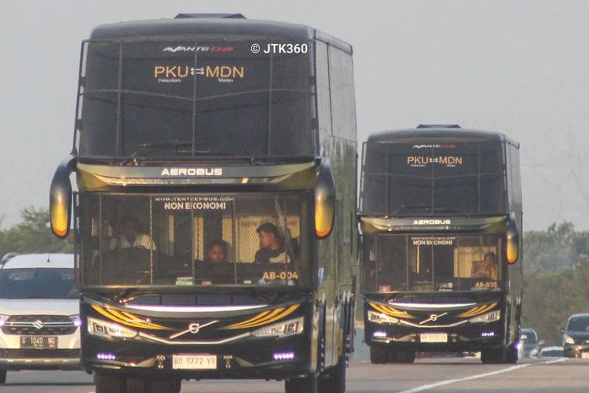 Bus baru PO Aerobus. (Instagram @jtk360)