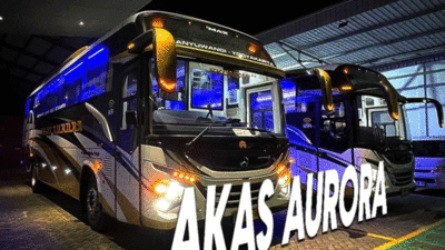 AKAS Aurora Amanah Rilis Empat Bus Baru, Hadirkan Kelas Ekonomi di Lintasan Banyuwangi-Yogyakarta, Dilengkapi Televisi dan Toilet