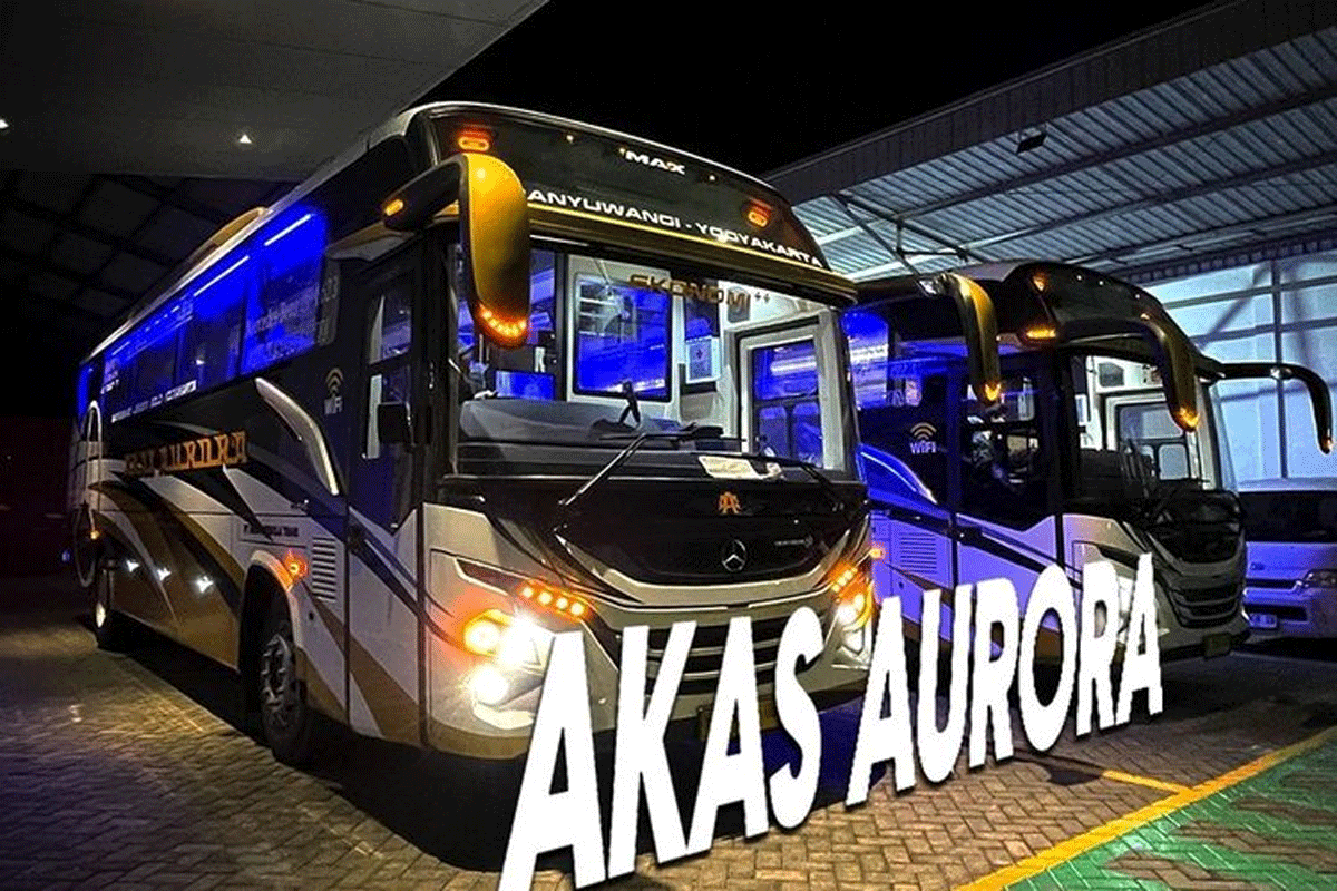 Bus baru PO AKAS Aurora. (Instagram @tentrembusofficial)