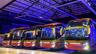 Bus baru PO Arimbi. (Instagram Laksana)