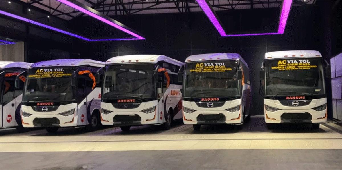 Armada baru Bus Bagong di Karoseri Laksana. (YouTube Didit Zaenanto)