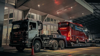 Bocoran bus listrik buatan Karoseri Tentrem. (Instagram @fainfo_busnew)