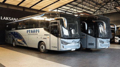 Armada baru bus RAPI. (Instagram Laksana)