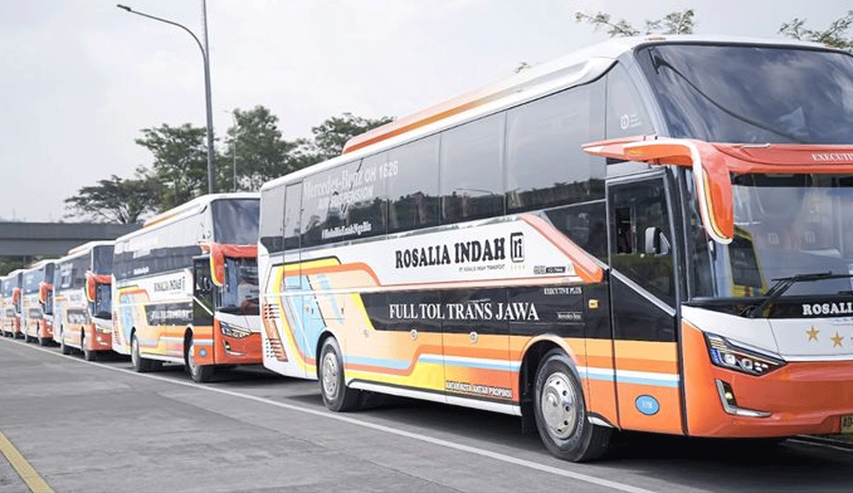 Bus baru Rosalia Indah