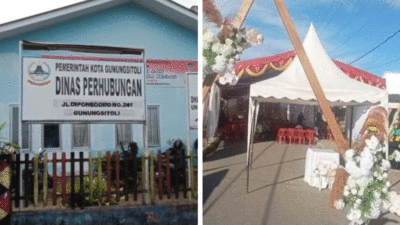 Tutup Jalan Saat Resepsi Pernikahan, Tindakan Seorang Kabid di Dinas Perhubungan Gunungsitoli Sangat Disayangkan