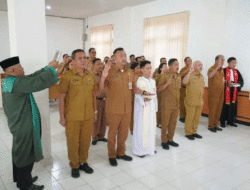 Ikuti Perintah Menteri Dalam Negeri, Sejumlah Pejabat Pemko Gunungsitoli Dilantik Ulang