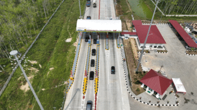 Pintu tol di Sumatera Utara. (hutama karya)