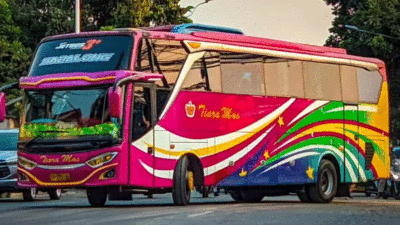 Salah satu armada bus Tiara Mas. (jadwalbis.com)
