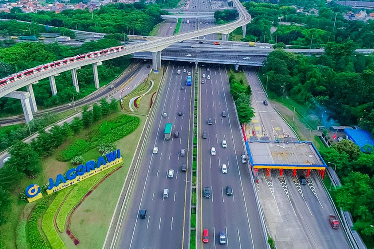 Ruas Tol Jakarta-Bogor-Ciawi (Jagorawi). (Jasa Marga)