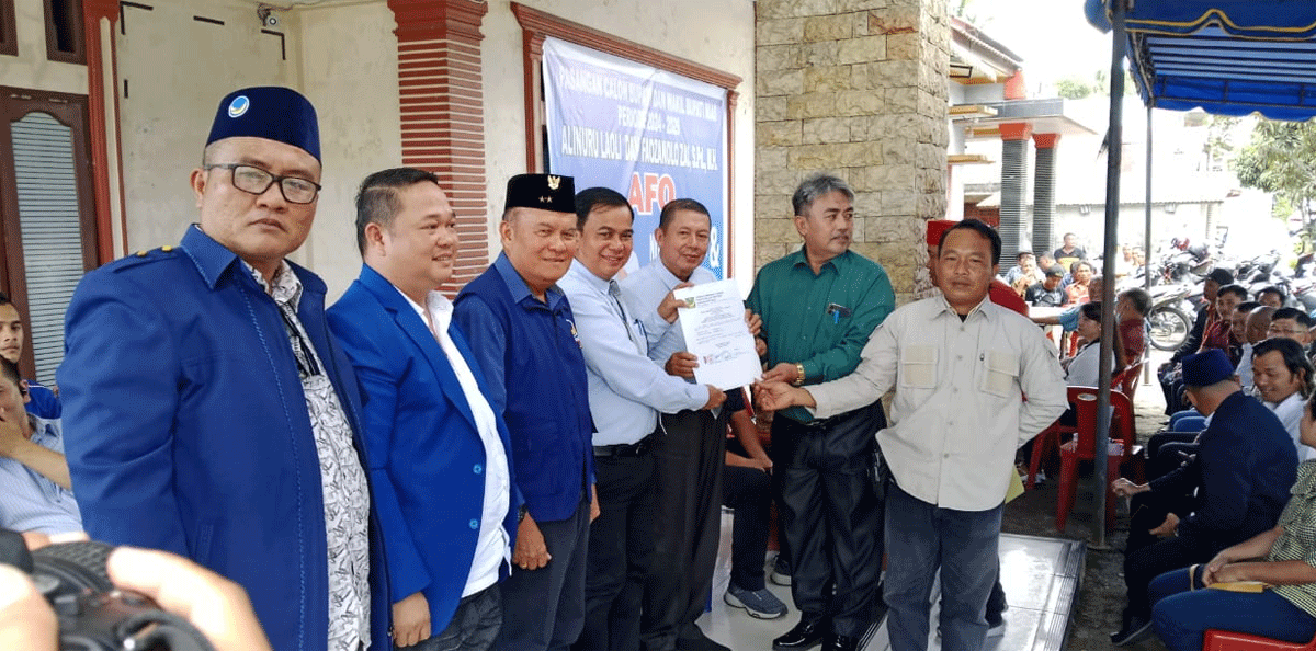 Pasangan AFO siap-siap daftar ke KPU Kabupaten Nias.