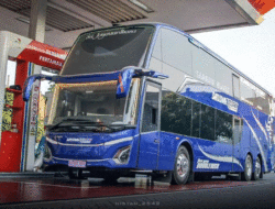 Perusahaan Otobus Satu Enam Delapan Trans Luncurkan Bus Tingkat dengan Sasis Scania K450CB