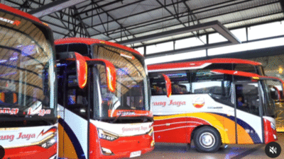 Bus baru Gumarang Jaya. (Instagram Gumarang Jaya)