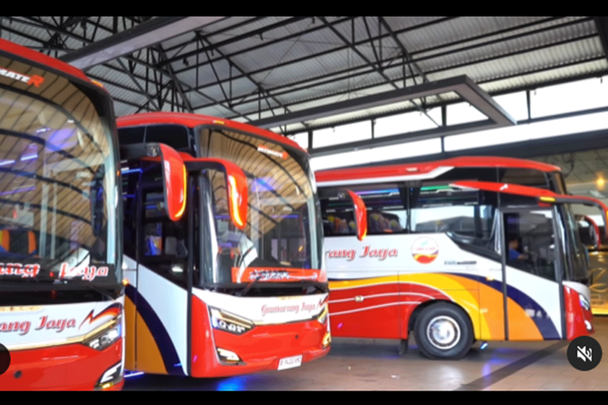 Bus baru Gumarang Jaya. (Instagram Gumarang Jaya)
