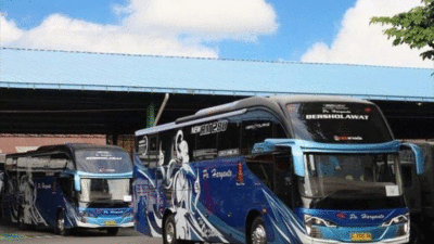 Bus baru Perusahaan Otobus Haryanto. (Instagram New Armada)