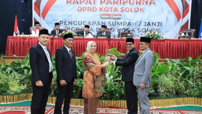 Pelantikan anggota DPRD Kota Solok