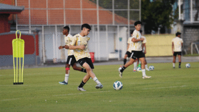 Pemain tim nasional U-17 Indonesia jalani pemusatan Latihan di Bali. (pssi)