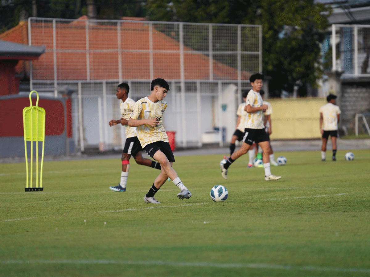 Pemain tim nasional U-17 Indonesia jalani pemusatan Latihan di Bali. (pssi)
