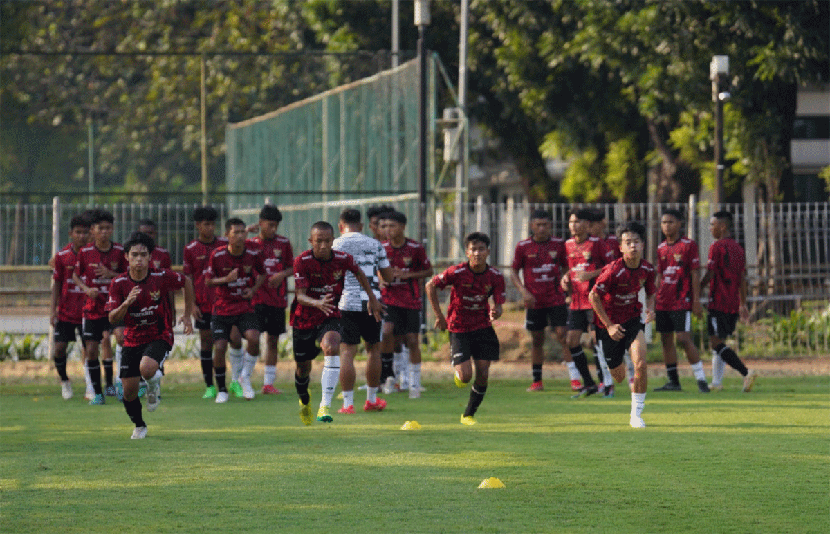 Pemain ikuti seleksi untuk pembentukan Timnas U-17. (pssi)