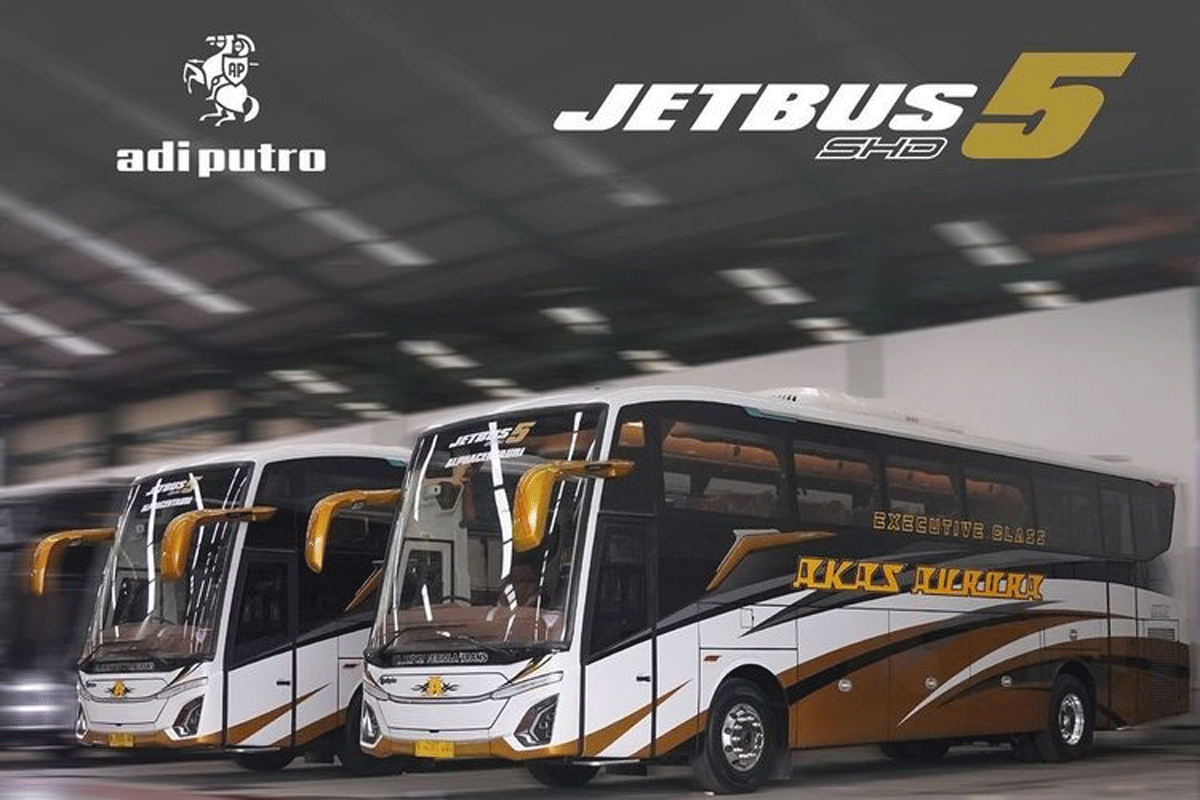 Bus baru PO Akas Aurora. (Instagram @adiputro_official)