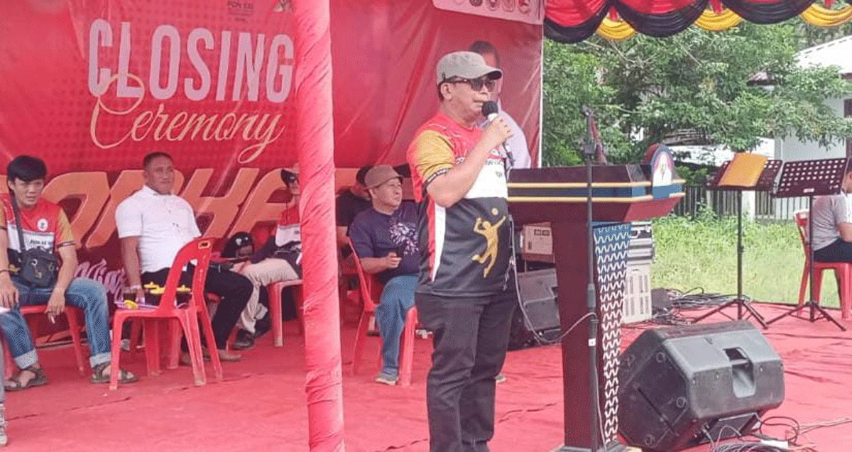 Alinuru Laoli hadiri penutupan pelaksanaan Pekan Olahraga Kabupaten Nias 2024 cabang olahraga (cabor) bola voli.