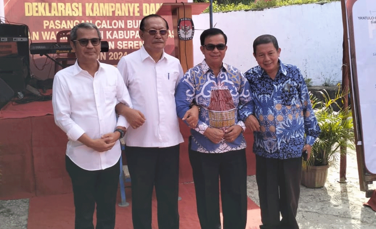 Calon Bupati dan Wakil Bupati Nias Komitmen Ciptakan Kampanye Damai