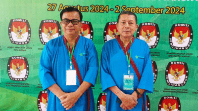Alinuru Laoli dan Faozanolo Zai jalani pemeriksaan Kesehatan di RSUP H. Adam Malik Medan, Minggu (1/9/2024).