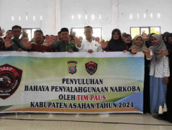 Satuan Reserse Narkoba Polres Asahan Sosialisasikan Bahaya Narkoba di Pondok Pesantren Budi Luhur