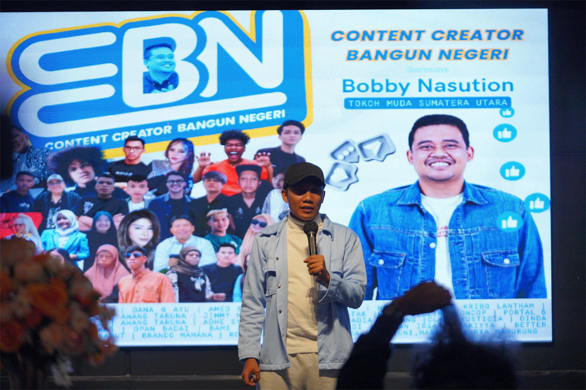 Konten kreator Sumut nyatakan dukung Bobby Nasution di pilkada
