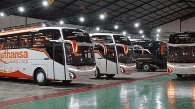 Bus baru Perusahaan Otobus Luthansa. (Instagram @adiputro_official)