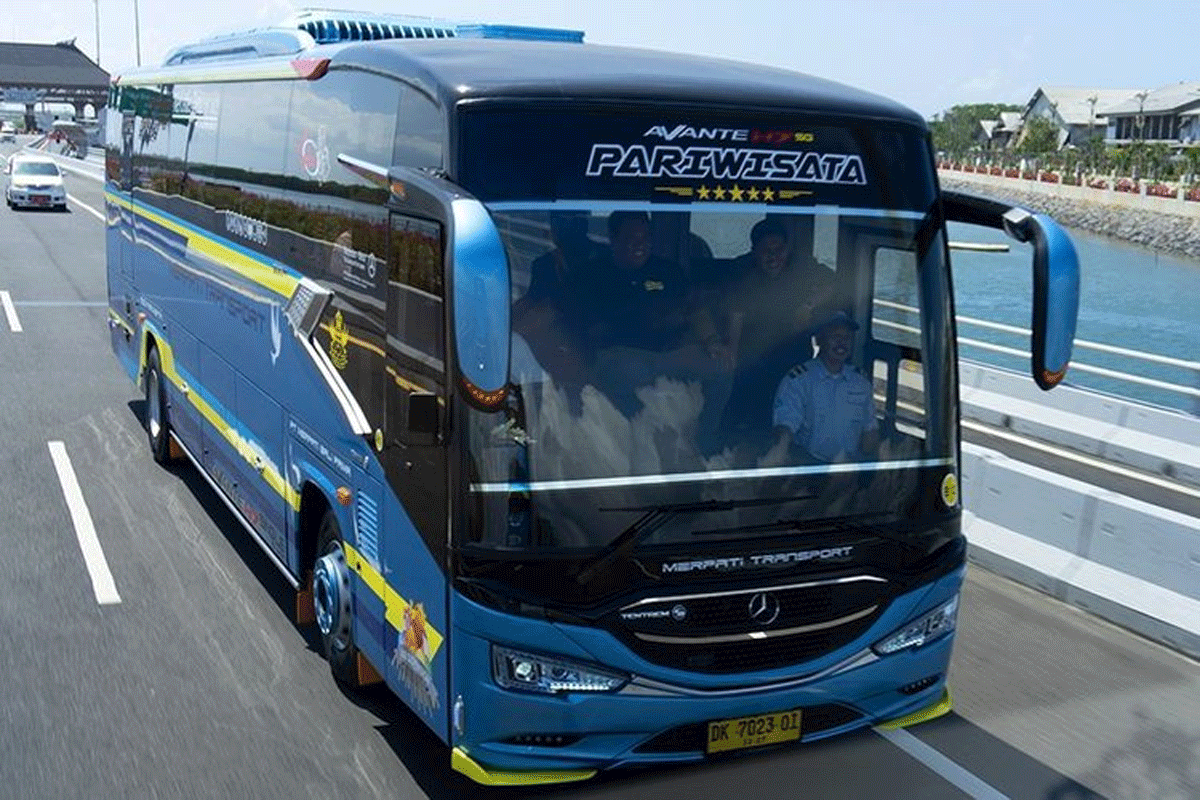 Bus baru PO Merpati dengan bodi Avante H7 bermesin depan. (INSTAGRAM/TENTREMBUSOFFICIAL)